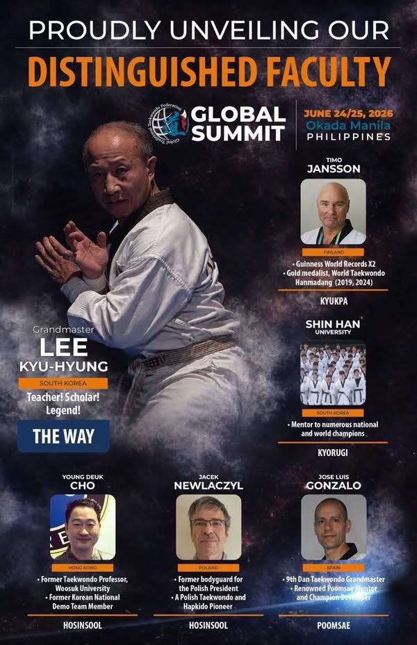 Faculty del seminario del Global Taekwondo Summit 2026