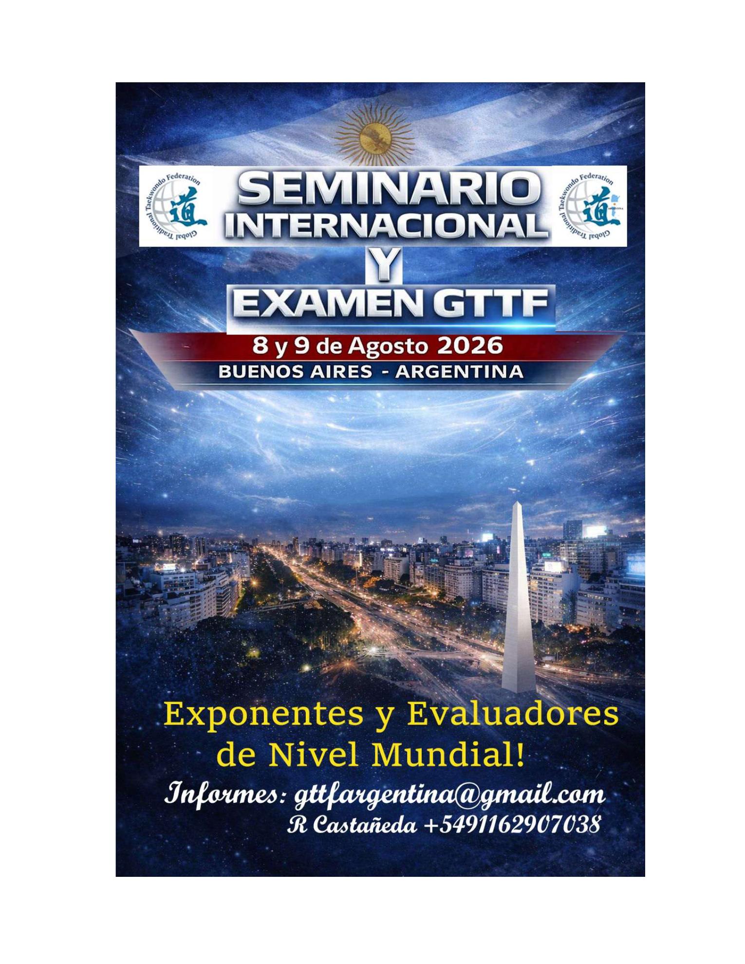 Seminario Internacional GTTF Argentina 2026 en Buenos Aires