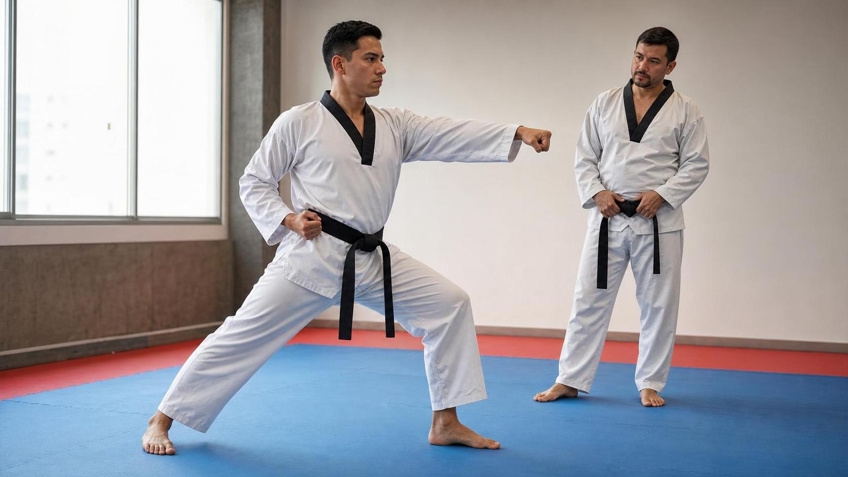 Imagen editorial unica para potencia sin rigidez, relajacion y foco